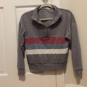 Quarter zip sweatshirt
